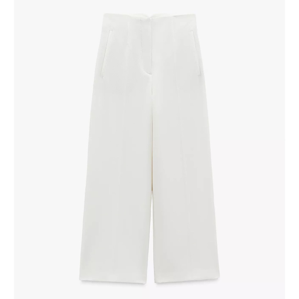 Elegant Cream Women's Pants